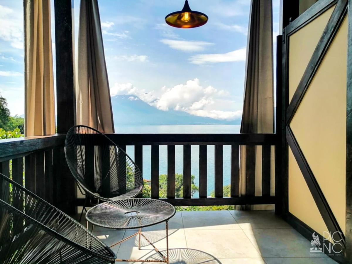 El Picnic Atitlan Hotel Tzununá Kültér fotó