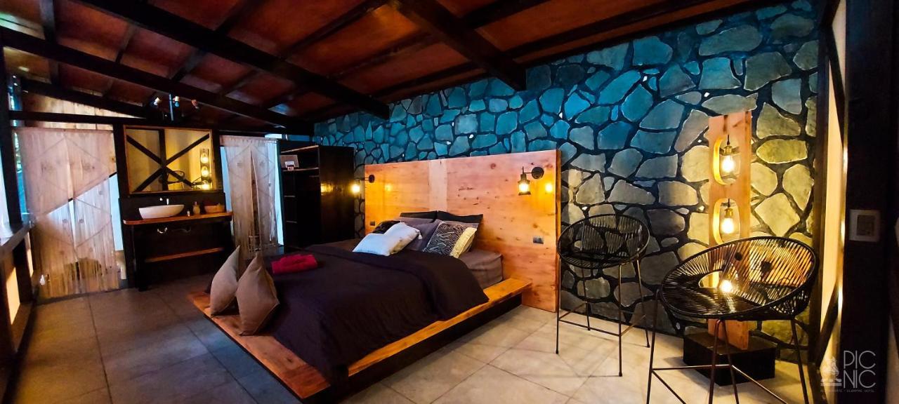 El Picnic Atitlan Hotel Tzununá Kültér fotó