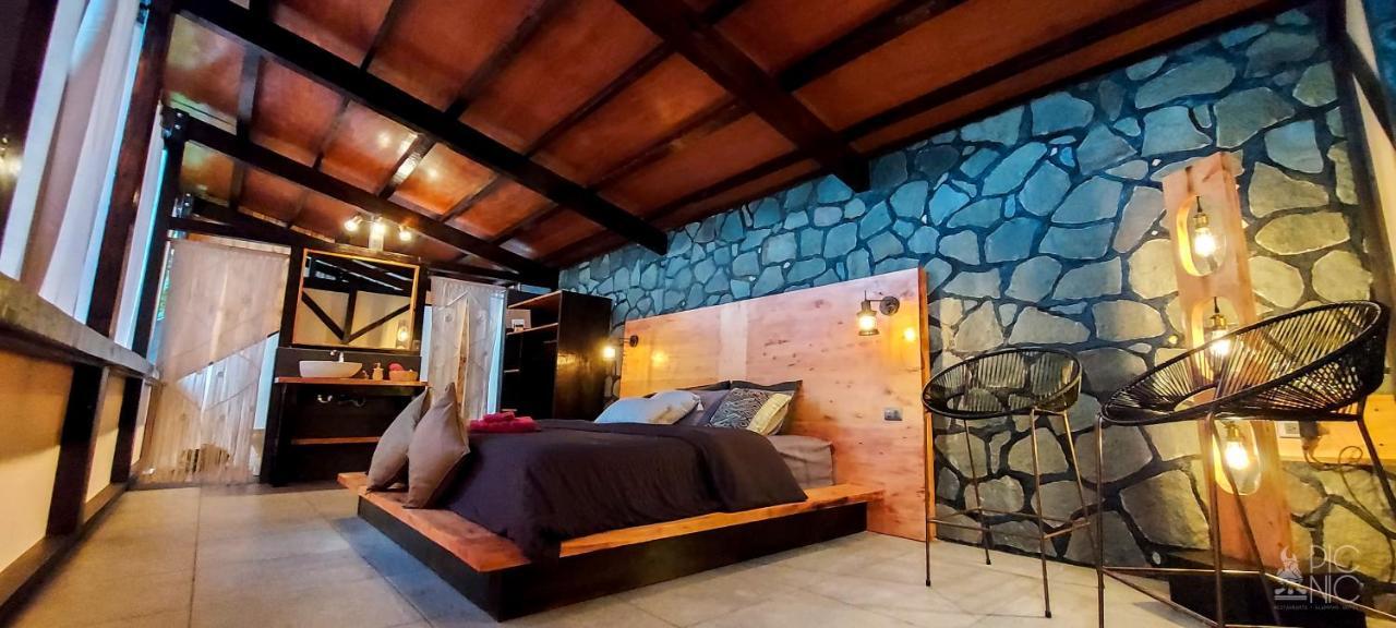 El Picnic Atitlan Hotel Tzununá Kültér fotó